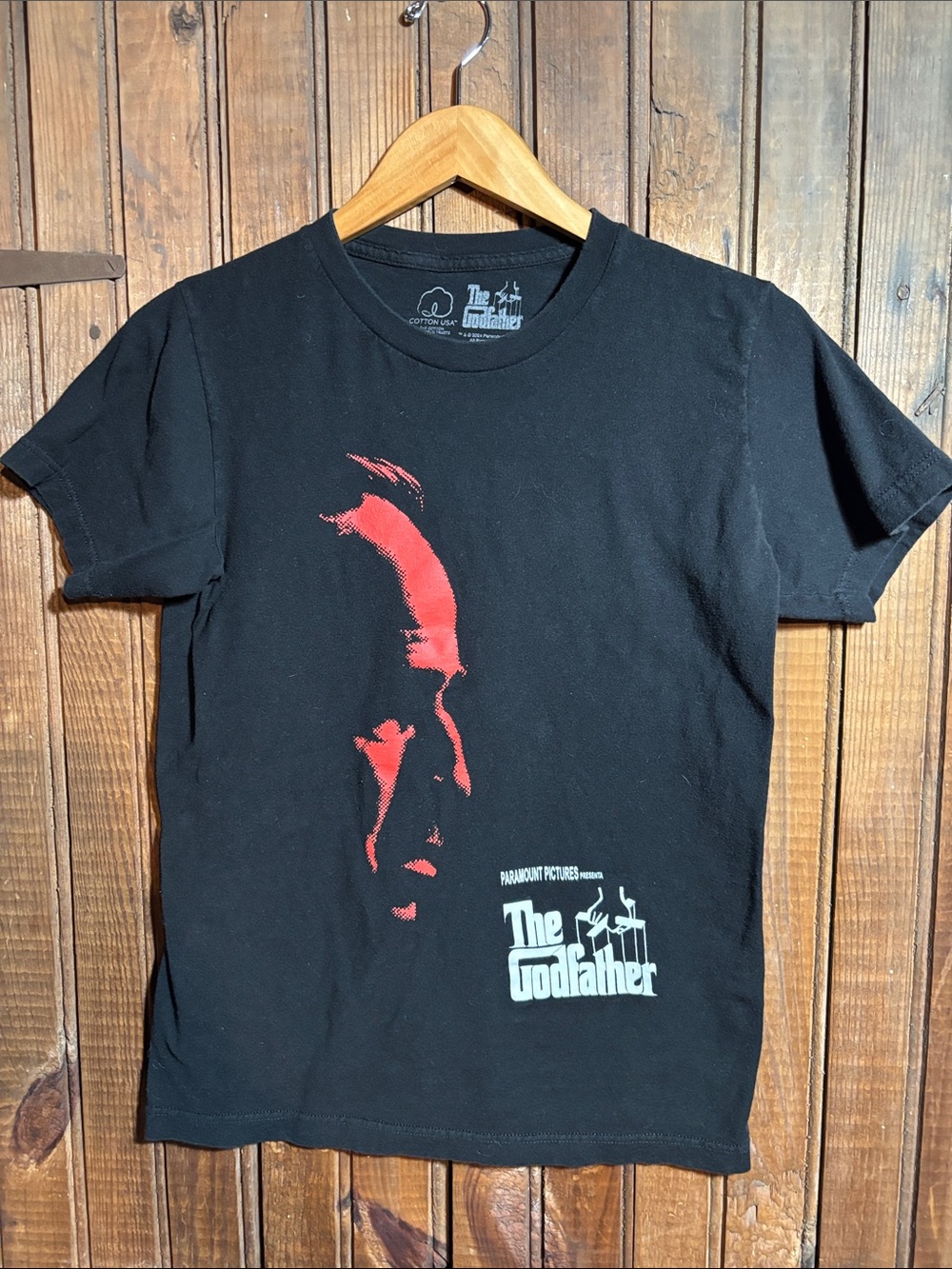 The Godfather Graphic Tee - Black & Red